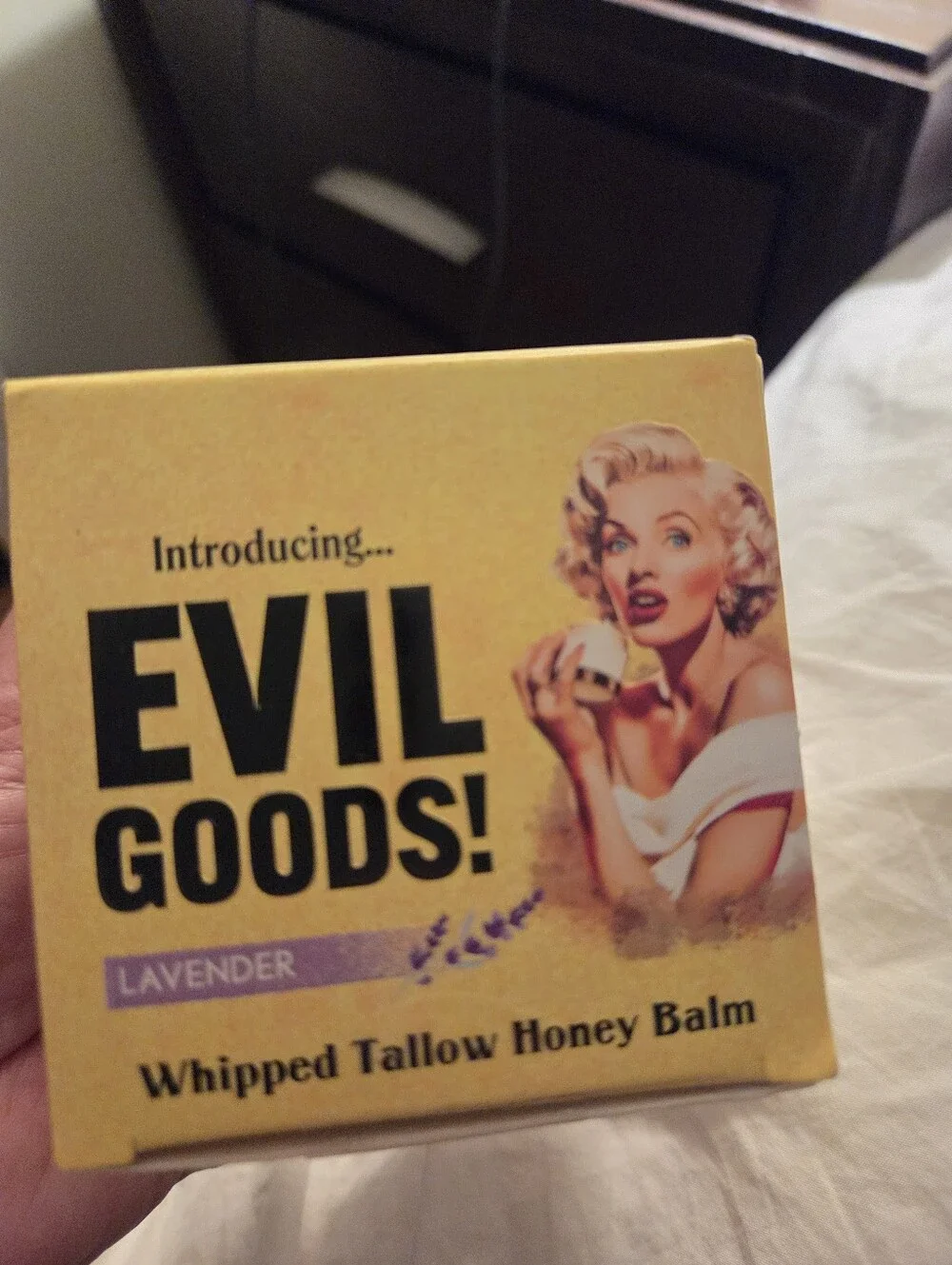 Lavender Whipped Tallow Honey Balm - Yellow
